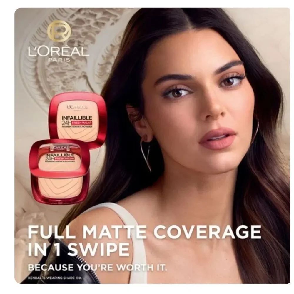 🆕🧴L'Oreal Infallible 24H Fresh Wear Foundation In A Powder - #300,  Amber